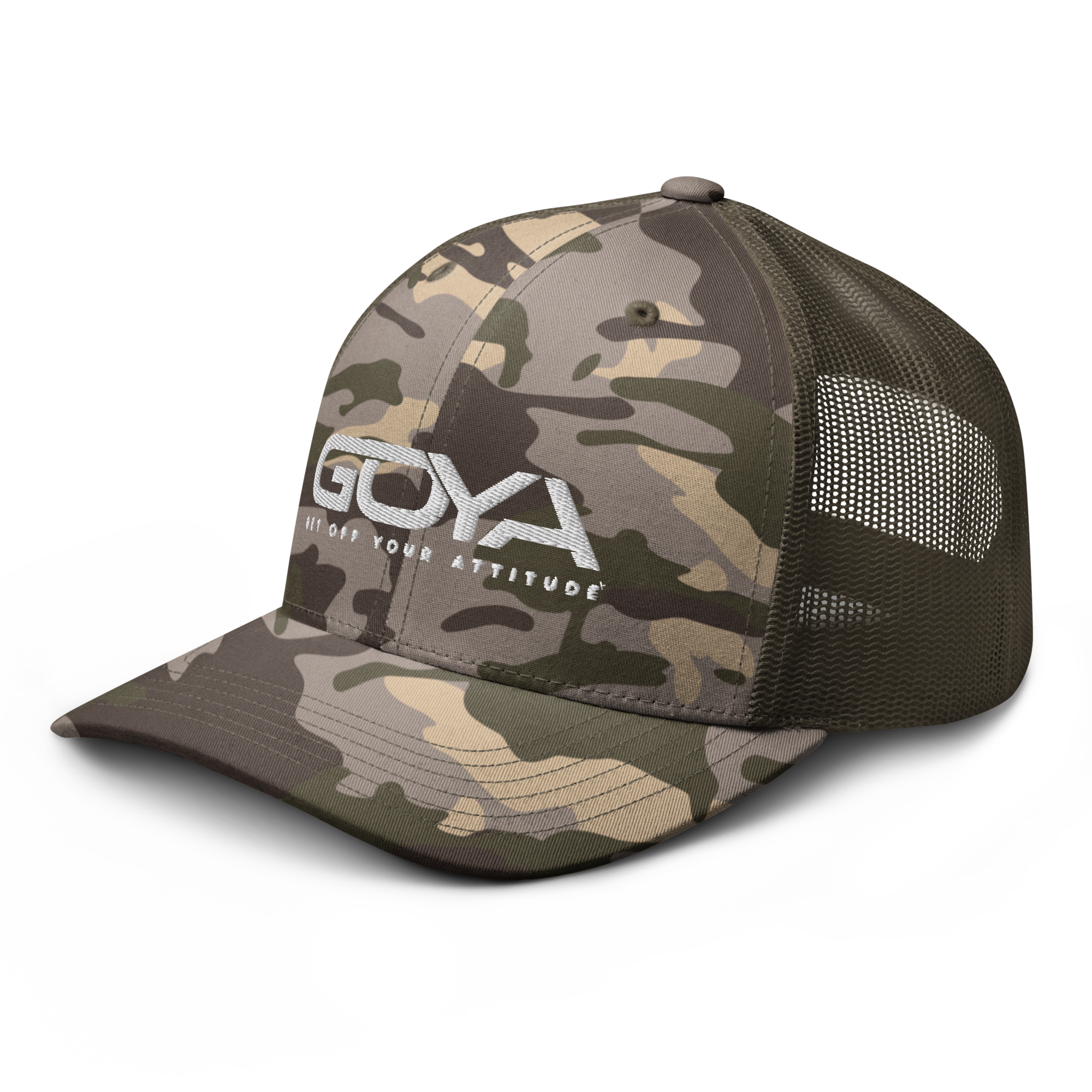New GOYA Camouflage Trucker Hat
